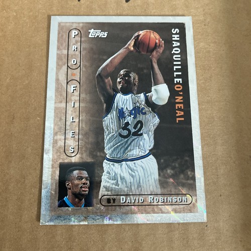Inserto topps shaquille neal - inserto, o'neal