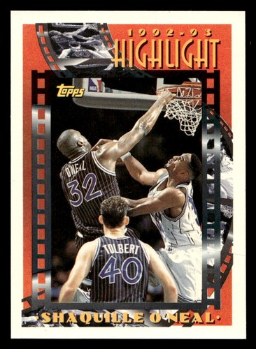 1993 topps shaquille neal - 1993, o'neal